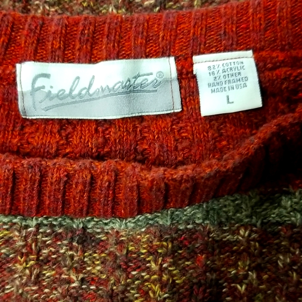 Fieldmaster made in USA Men's Sweater